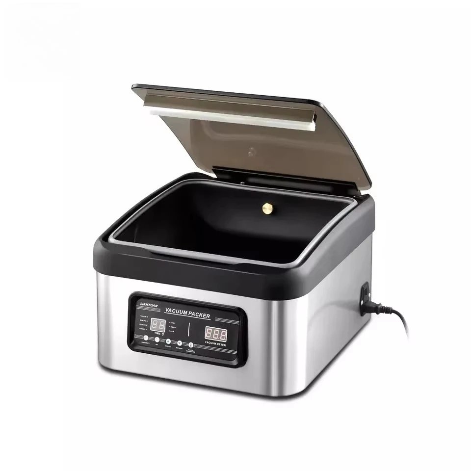 WANHE DZ-320 Portable Household Commercial Meat Food Vacuum Sealer Packing Machine Table Top
