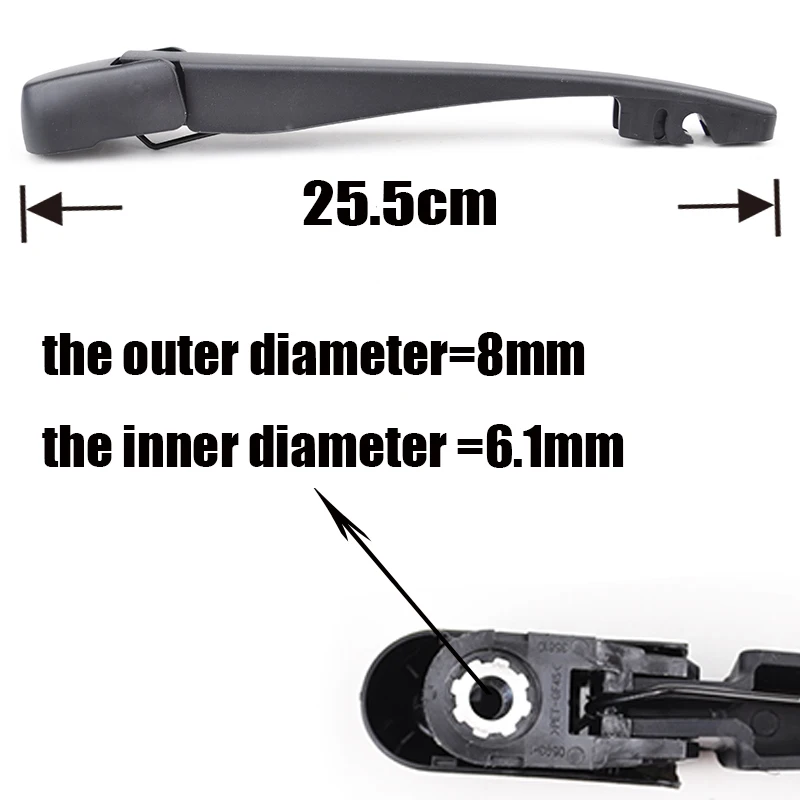 XUKEY Rear Window Wiper Arm For Mitsubishi Pajero RVR ASX Outlander Sport For Infiniti QX56 QX80 2013 Windshield Windscreen