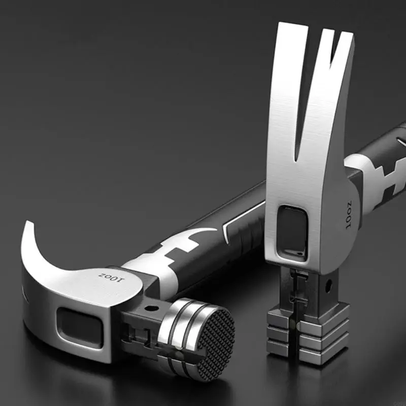 G99F Profesjonalny mały młot paznokci ośmiokątny młot pazurowy Multifunkcyjny Auto naprawa młot paznokci z magnetycznym do