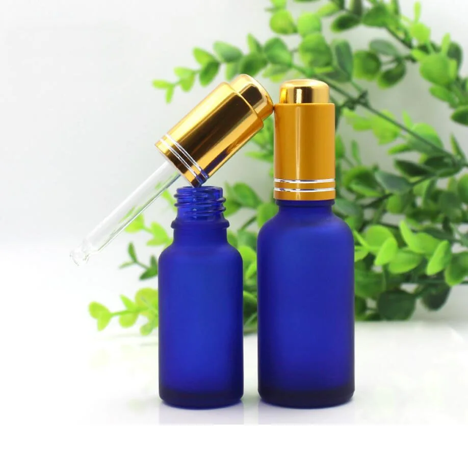 15 مللي 20 مللي زجاجة شفافة/أزرق/أخضر/بني مضخة فضية قطارة زيت طبيعي مصل الرطوبة السائل العناية بالبشرة مستحضرات التجميل التعبئة