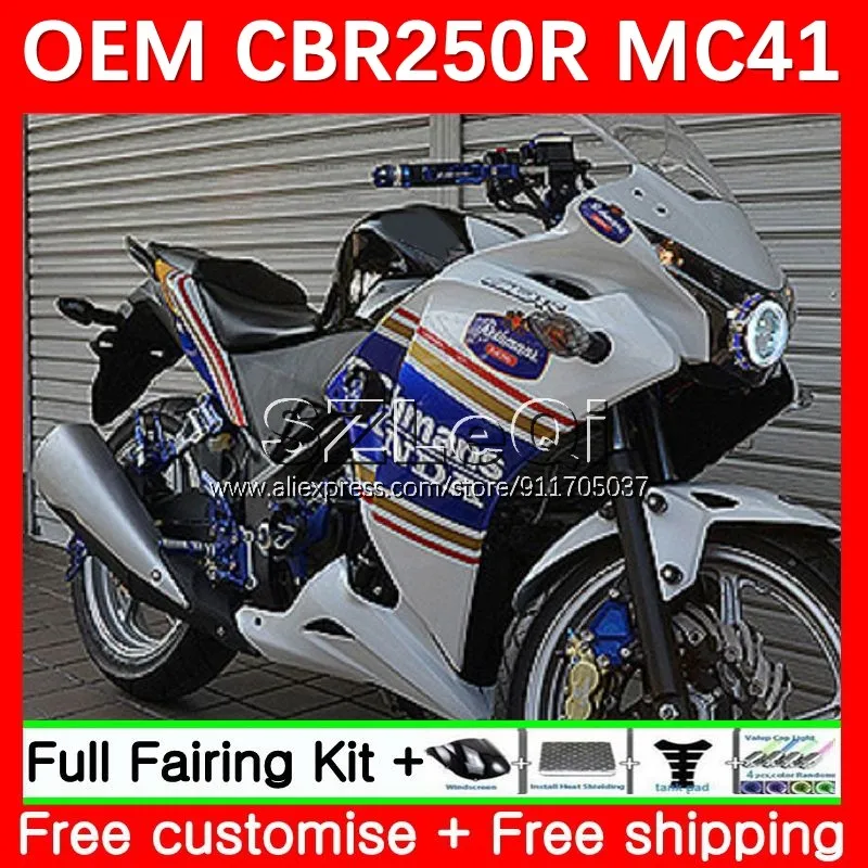 Injection Body For HONDA CBR250R CBR250 CBR 250R 250 R 11 12 13 14 15 28No.24 Rothmans Hot MC41 2011 2012 2013 2014 2015 Fairing