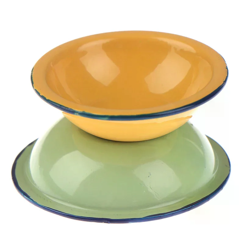 1/12 دمية مصغرة الرجعية أواني الحساء الصغيرة اكسسوارات المطبخ اللعب #3