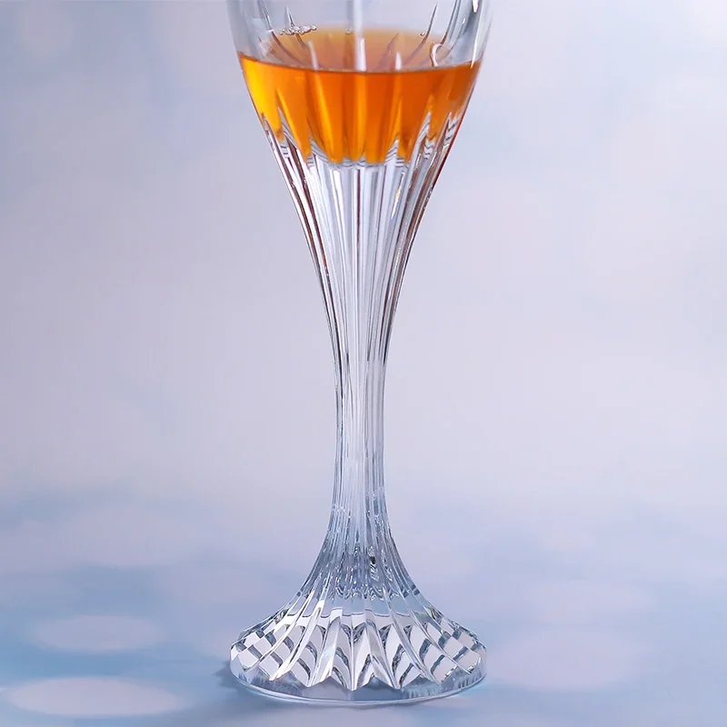 K9 Crystal Transparent Wine Glass Edo Kiriko Hand-cut Crystal Goblet Whisky Glass Hand-carved Crystal Glass