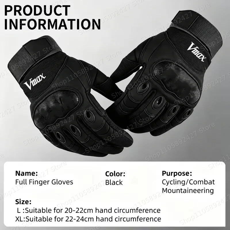 For YAMAHA VMAX V-MAX V MAX 1200 1700 2024 2023 Motorcycle Gloves Safety Defense Motocross Gloves Outdoor