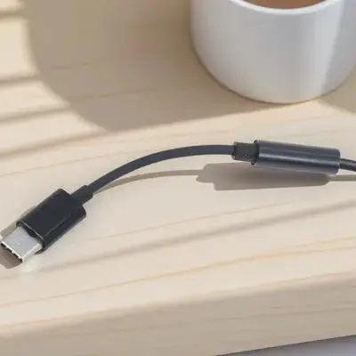 

1 шт. USB-кабель-адаптер Type-C на 3,5 мм USB 3.1 «папа» на Aux аудио «мама», легкий портативный
