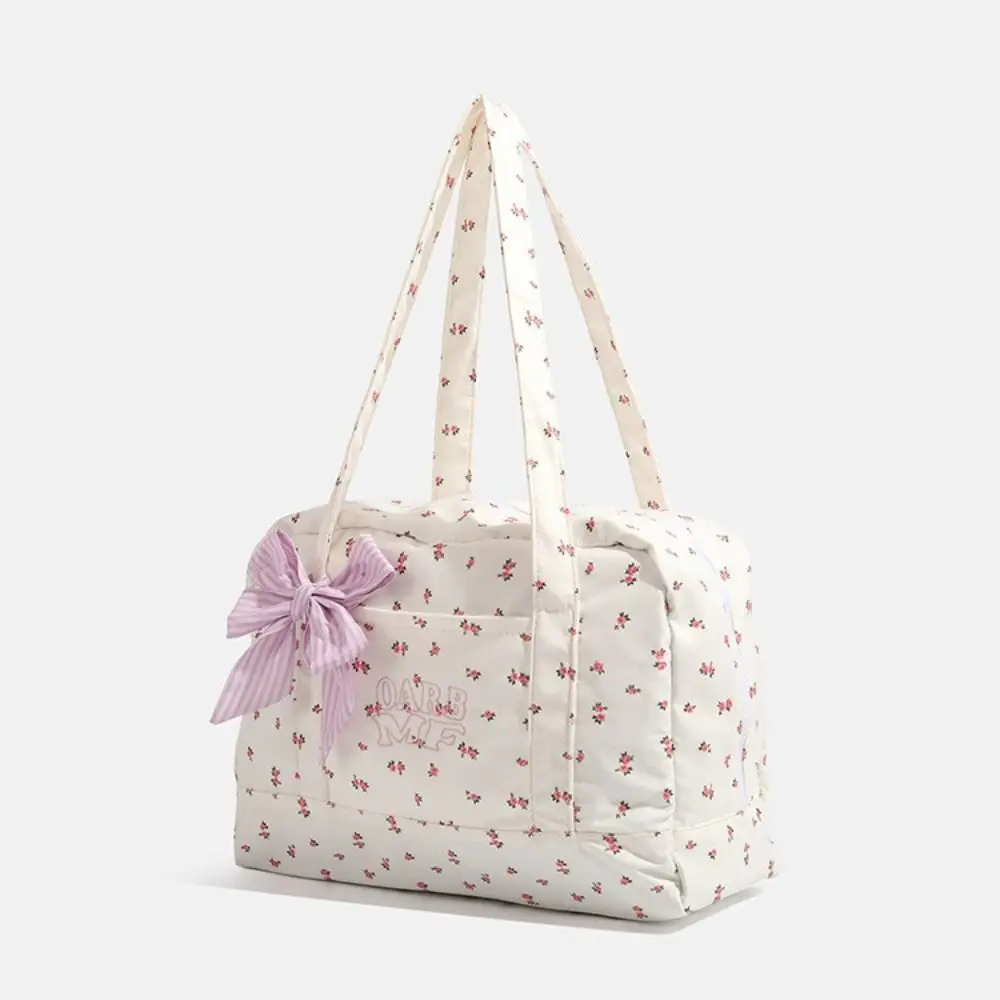 Nuova borsa a tracolla da donna di grande capacità semplice ed elegante borsa a tracolla da pendolarismo leggera con stampa Girly carina