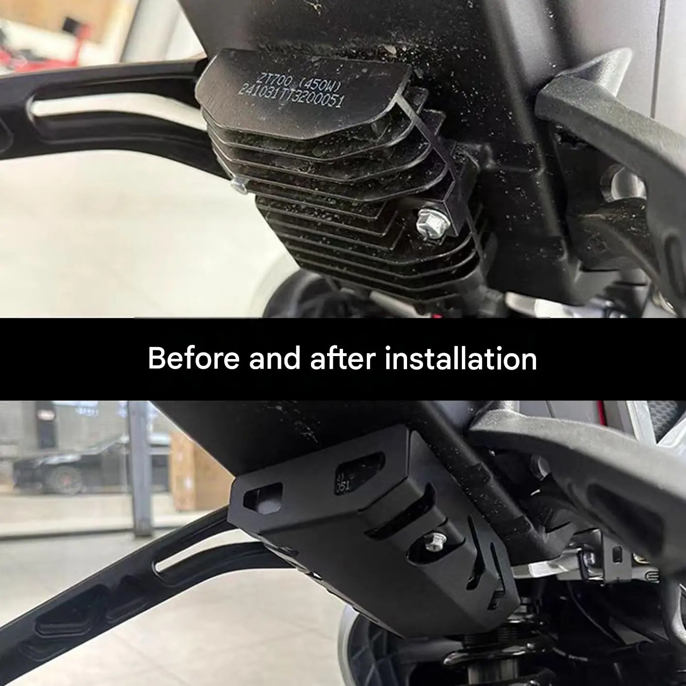 For ZONTES 703RR/R, accessory motor protection cover, rectifier protection, charger protection, protective housing, motor cover