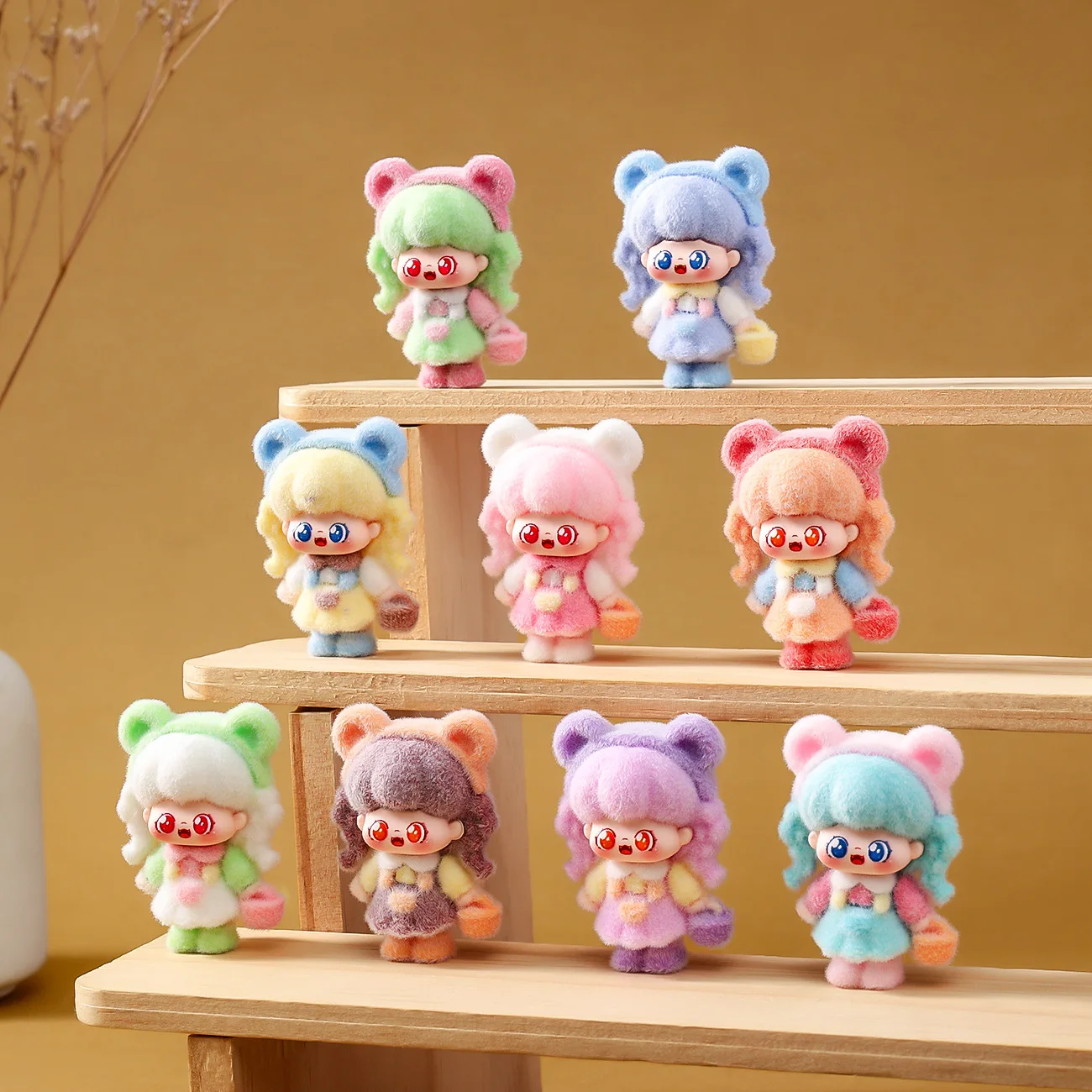 

New model Cartoon Ornaments Cute Doll Tide Play Live Match-up Living Room Desktop Small Ornaments