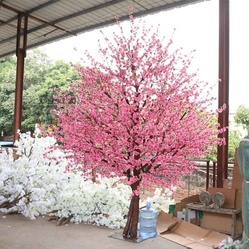 

Simulated peach tree outdoor fake peach tree artificial cherry tree modeling simulated peach branches large multi-size plants