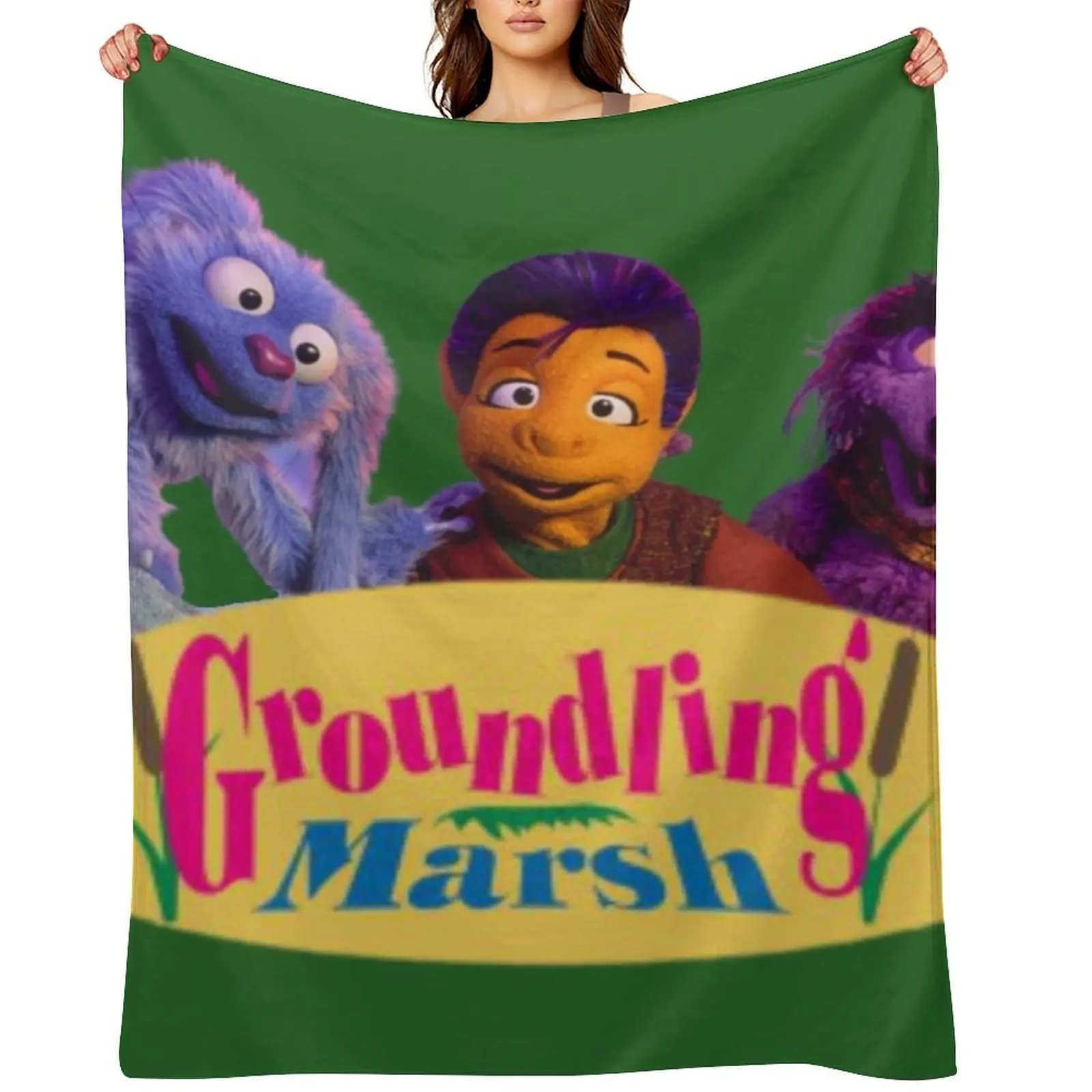 

Groundling Marsh Throw Blanket Luxury Thicken Shaggy Large Luxury St Blankets