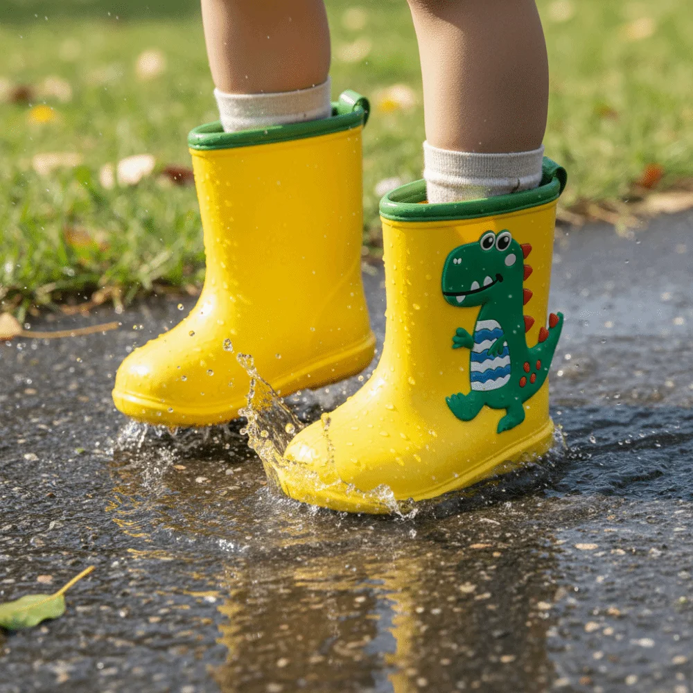 

Cute Cartoon Pattern Children Rain Boots Non-Slip EVA Water Shoes Soft Comfortable Waterproof Shoes Gardening