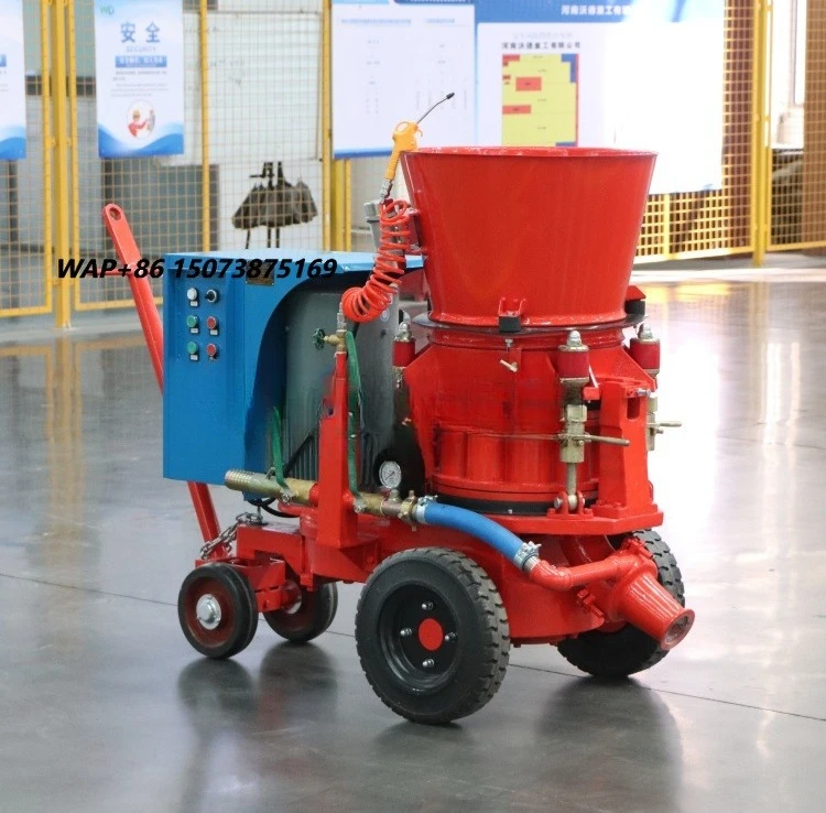 5m3/h Dry Shotcrete Spraying Refractory Gunning Machine
