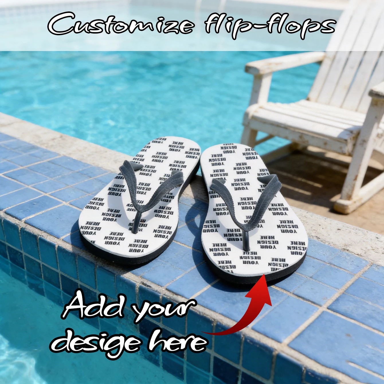 Customized fun men's and women's flip flops gifts  photo flip flops gifts  brides wedding gifts