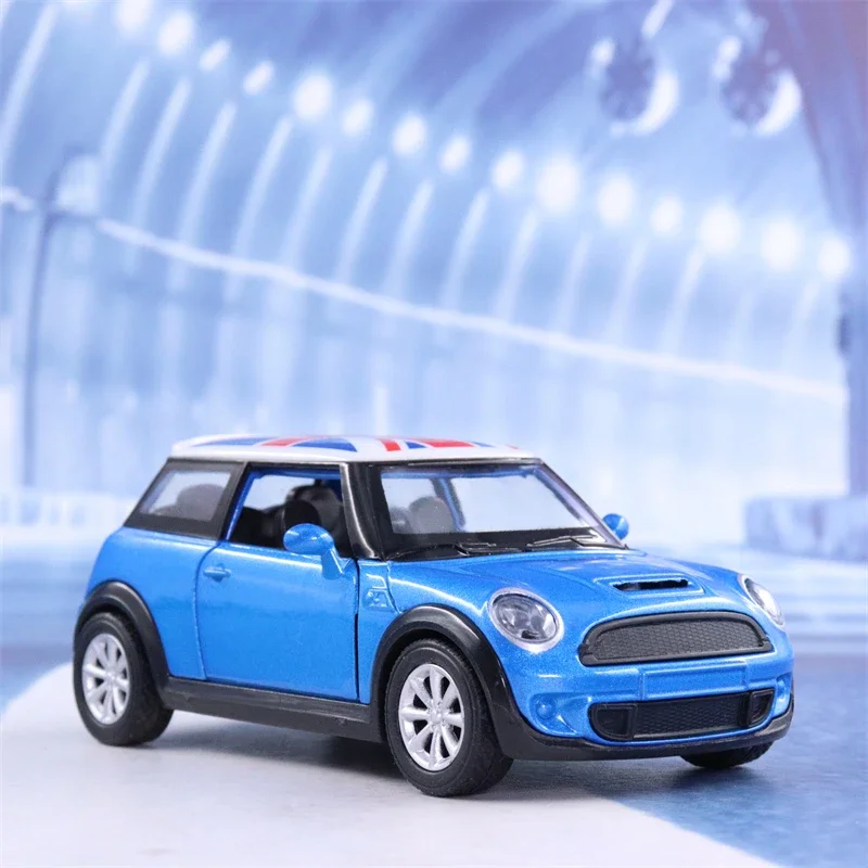 1:36 BMW Mini Cooper Alloy Classic Car Die-casting Car Model Pull Back Toys Vehicles Collection Gift For Kids G24