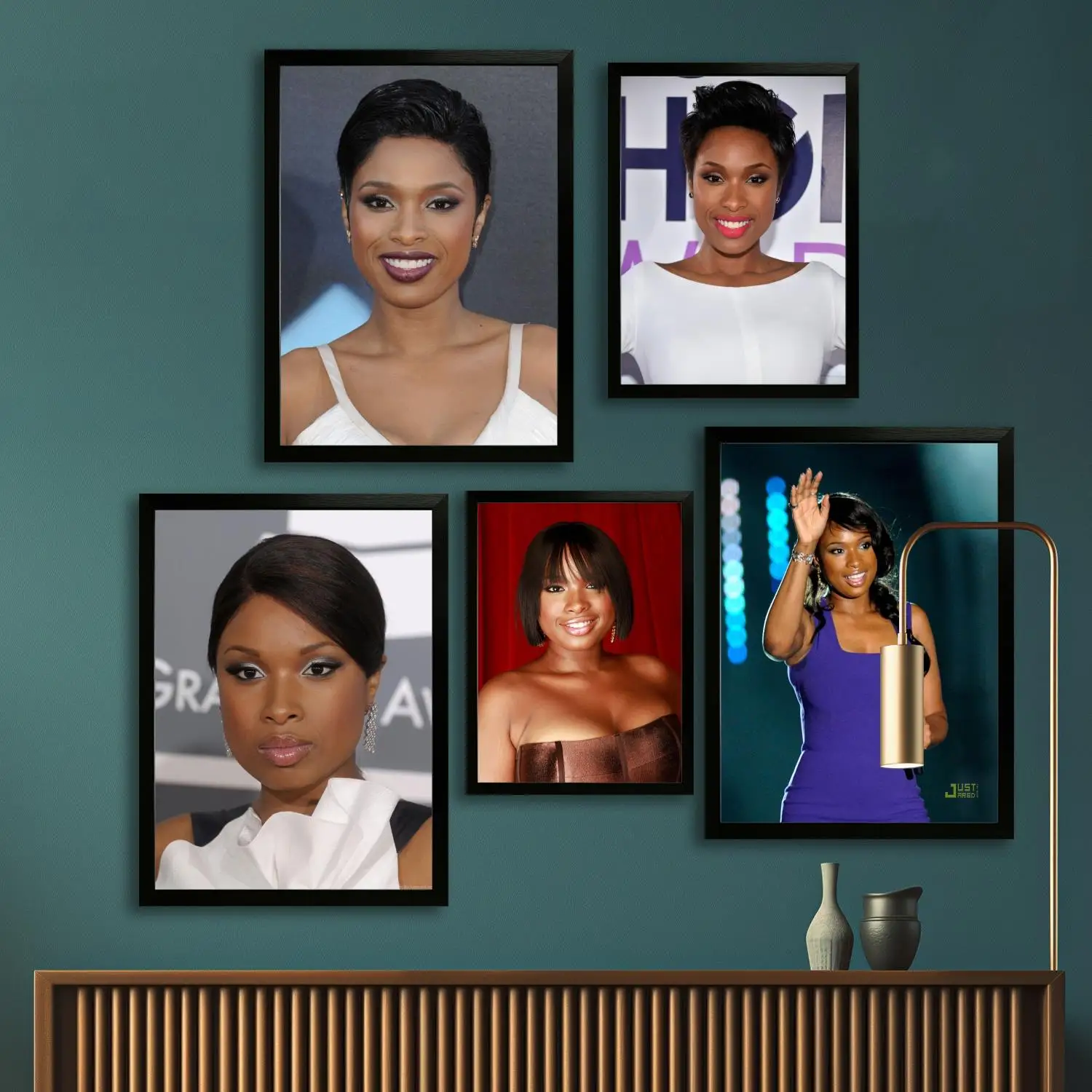 Jennifer Hudson Canvas Art Poster and Wall Art Picture Print, Modern Family Bedroom Decor Posters,Decorative painting