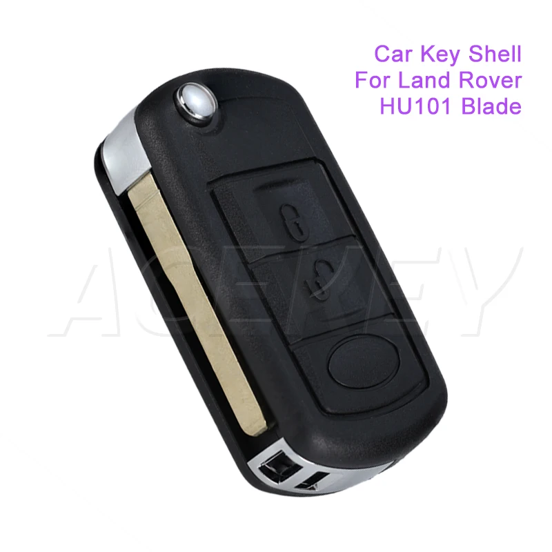 Flip Folding Remote Key Shell für Land Rover Range Rover Sport Vouge 2005-2010 Discovery 3 LR3 ersetzen Smart Key Case HU101 Blad
