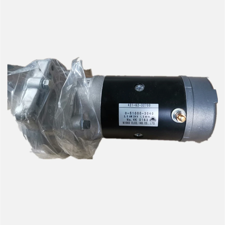 

4216232700 24V Emergency Steering Motor WA380-5 WA380-60 Hydraulic Motor 421-62-32700