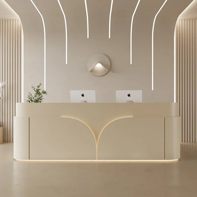 

Reception Customer Center Cash Register Business Shop Counter Desk Coffee Distillation Store Podium Stand Salon Furniture