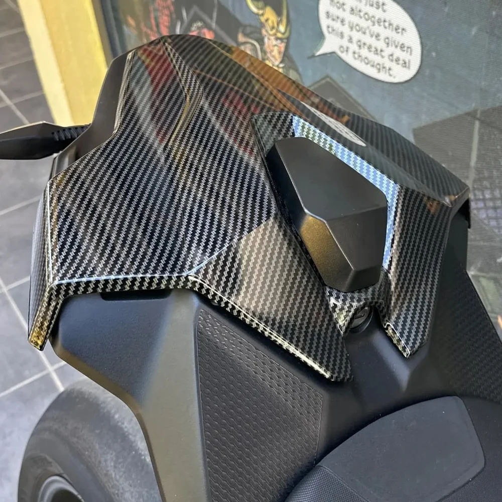 Tampa do assento traseiro da motocicleta, Cowl Hump Fairing, Tail Painel Pillion, Carbon Fiber Part, Acessórios para BMW S1000 RR 2023 2024 S1000RR