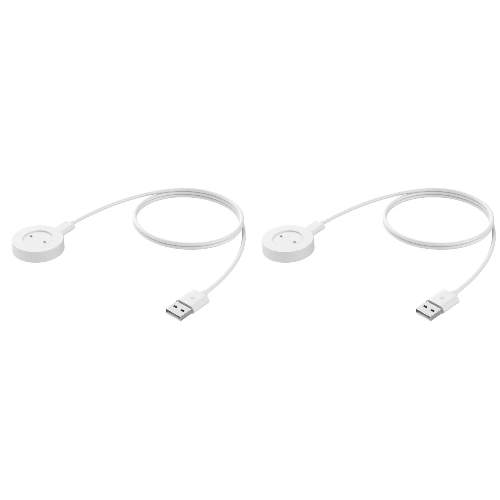 2-Pack Replacement White Charger for Huawei GT, GT2, GT 2e, and Honor Magic Watch USB Smartwatch Charging Dock