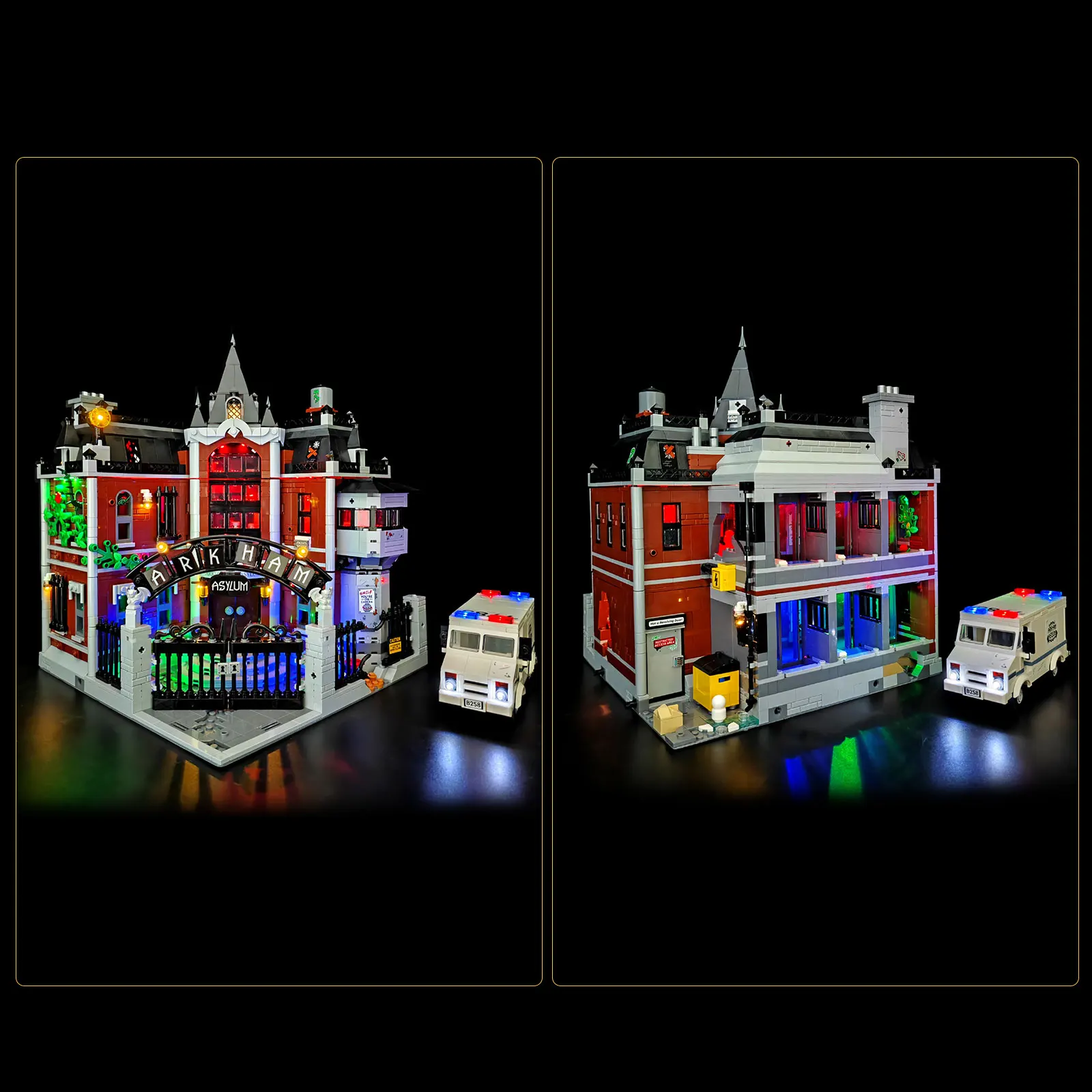 LYBMTWF LED 照明キット レゴ 76300 アサイラムビルディングに適しています (モデルブロックは含まれません)