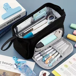 Large Capacity Pencil Case Cute Student Pencil Cases Big Pen Bag Case Storage Box Boy Girl Kid Office School Stationery Supplies