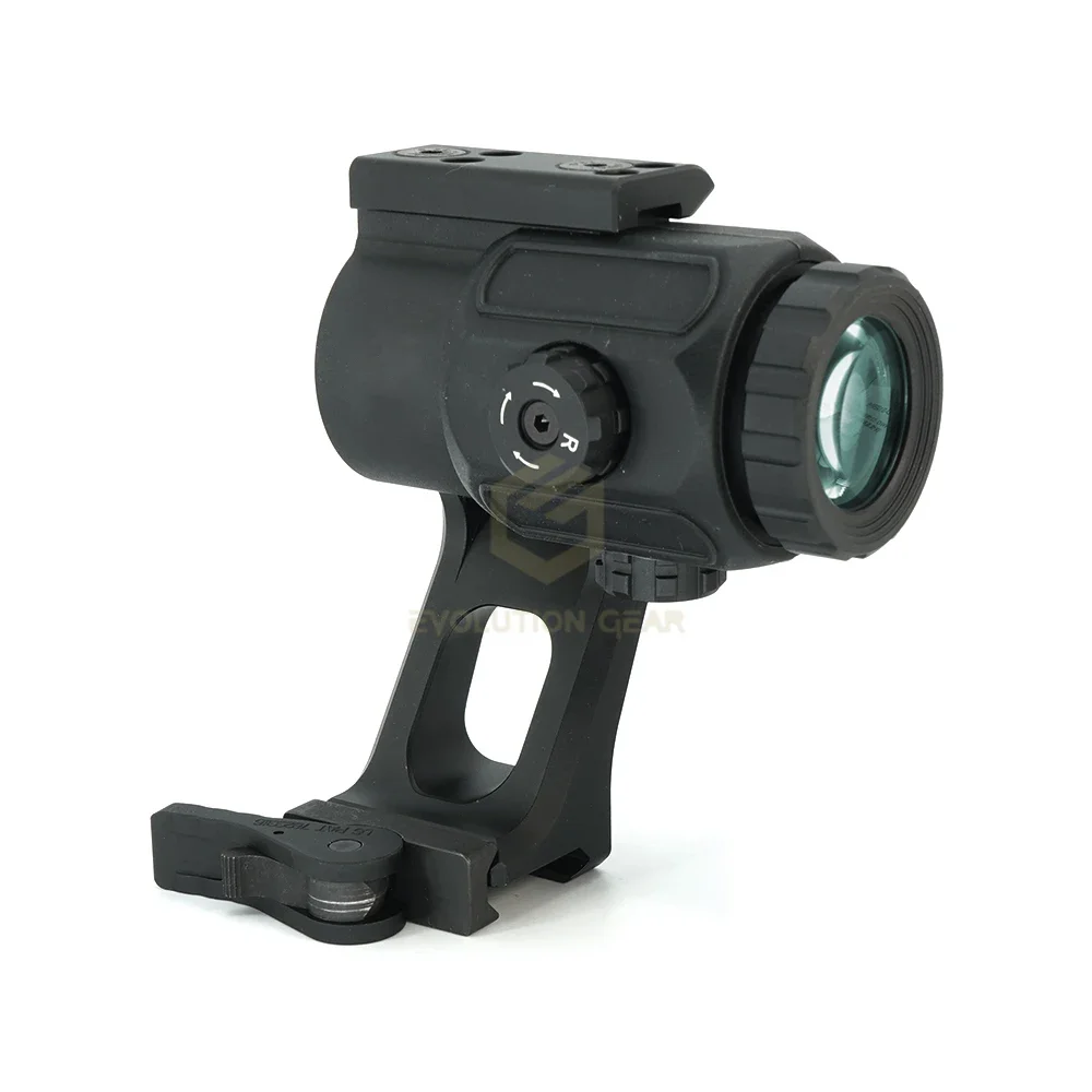 G43 Magnifier & FAST FTC OMNI Mount Combo Aluminum CNC Switch To Side Quick Detachable Full Logo Marking for Wargame Tactical