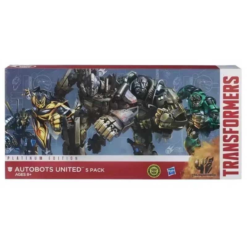 Original Box in Stock Transformers Series Toys Movie 4 5-person Set Optimus Prime Drift Inspector Bumblebee Crosshairs Boy Gift