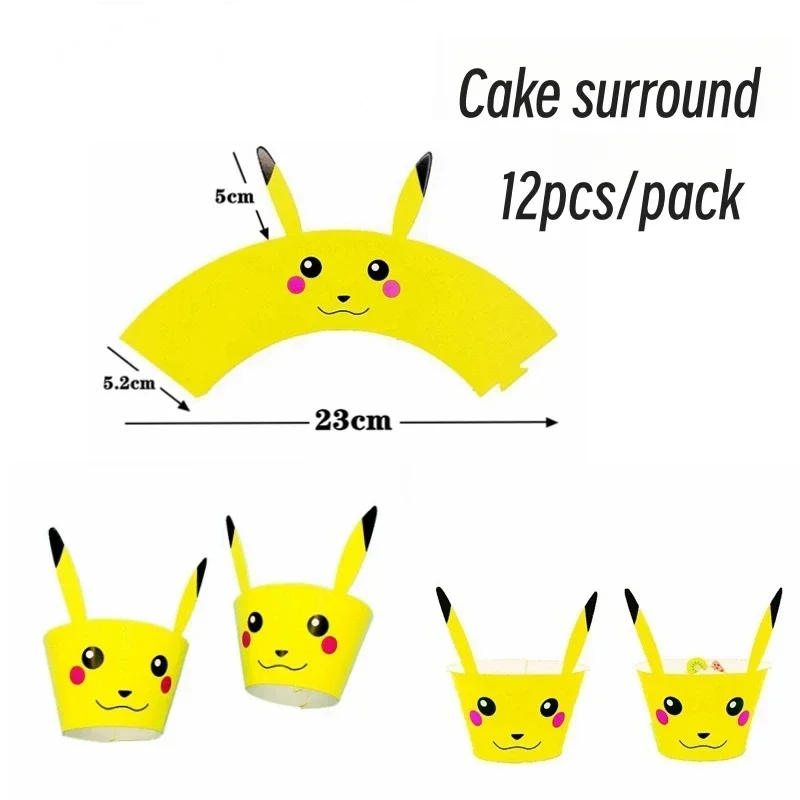 Topper Pokemon Taart Verjaardag Pokemon Decoratie Taart Topper Pikachu Cupcake Topper Baby Douche Bakken DIY Benodigdheden Feestartikelen