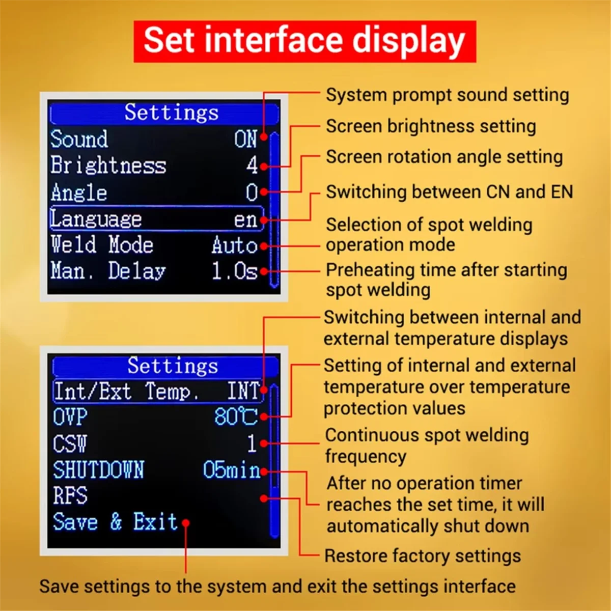 

AA25 -XW2 Double Pulse Spot Welding Machine DC 3.6-15V 3000A 18650 Battery Nickel Sheet Copper Spot Bluetooth APP Control