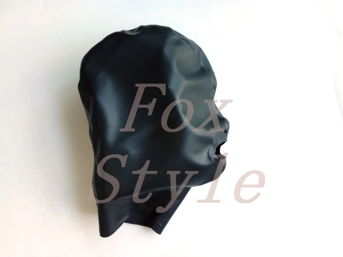 

Free shipping! Newest Latex mask open mouth only without zipper