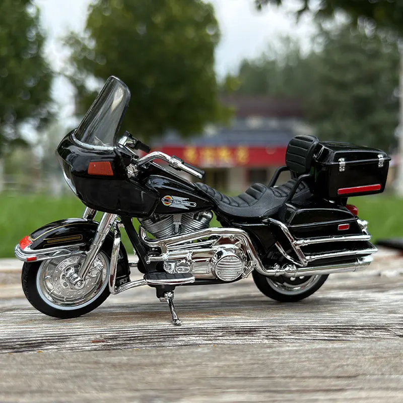 Maisto 1/18 Harley Davidson FLT Tour Glide 1988 Alloy Motorcycle Model Collection Shork-Absorber Off Road Autocycle Model