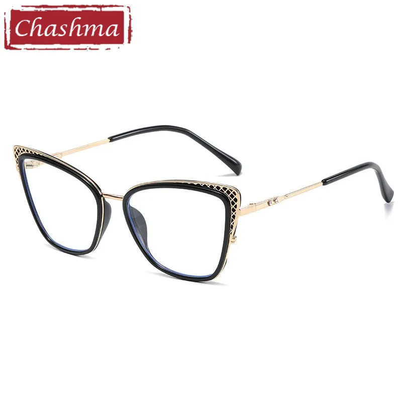 

Chashma Prescription Glasses Women Cat Eye Eyewear TR90 Frame for Optical Lenses Fashion Trend Spectacles Anti Blue Protection