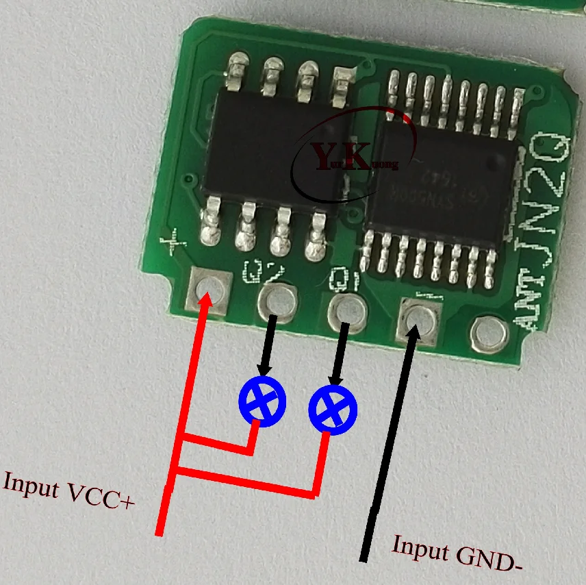 Mini 2ch Remote Switch 3V 3.3V 3.7V 4.2V 4.5V 5V Low Standby Current Low Consumption Micro Mos Wireless Switch 2 channel GND 433