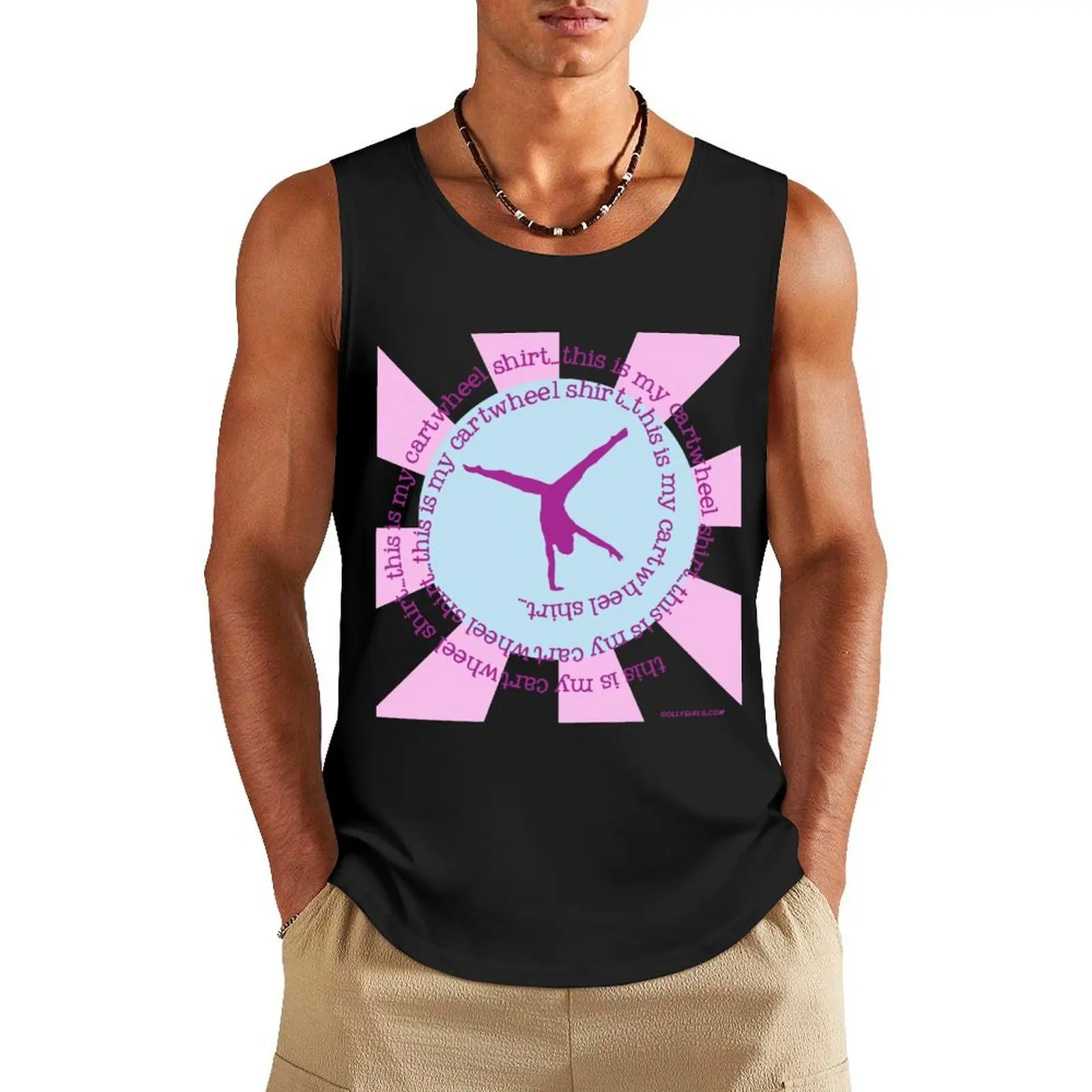 

This Is My Cartwheel Shirt - Gymnastics Tank Top sleeveless jackets Top summer Bodybuilding clothing man vest men