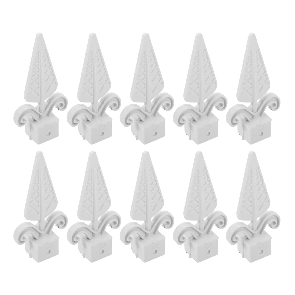 

20 Pcs Fence Toppers Stainless Steel PVC Decorative Finials for Yard Garden Gate Border Security Reusable Easy Install