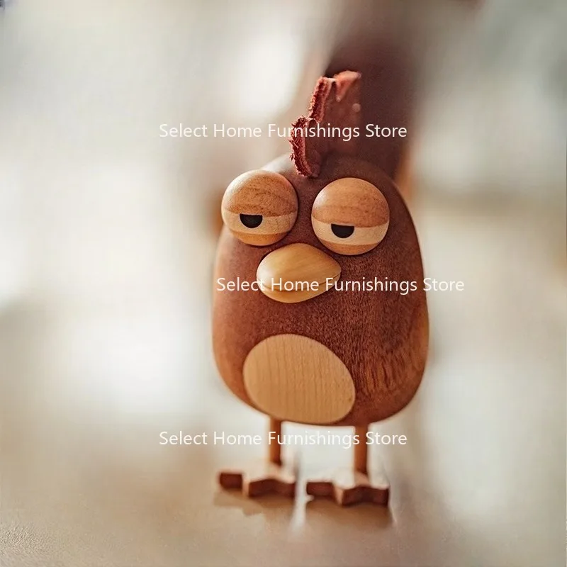 Suitable for Photography Chickens, Photo Frames, Surrounding Solid Wood Jewelry, Cartoon Children's Daily Gifts