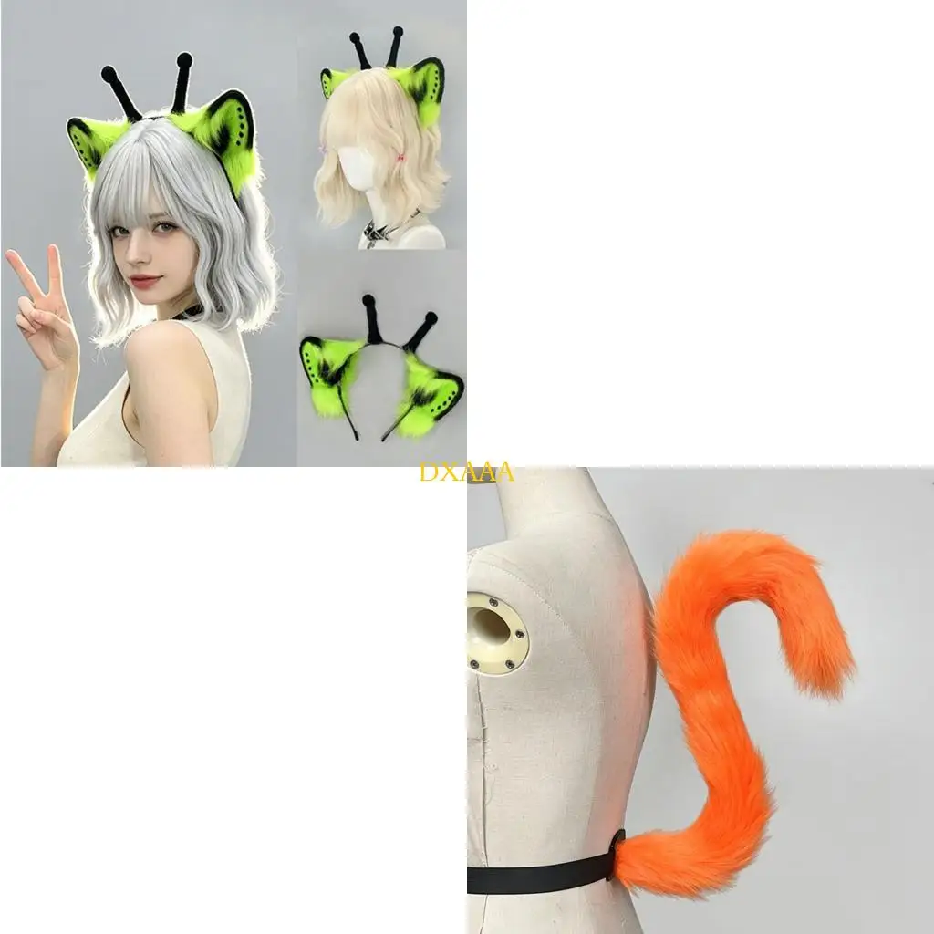 DXAA Roleplay Alien Creature Costume Accessory with Plush Texture for Halloween Parties, Cosplay and Theme Convention Looks