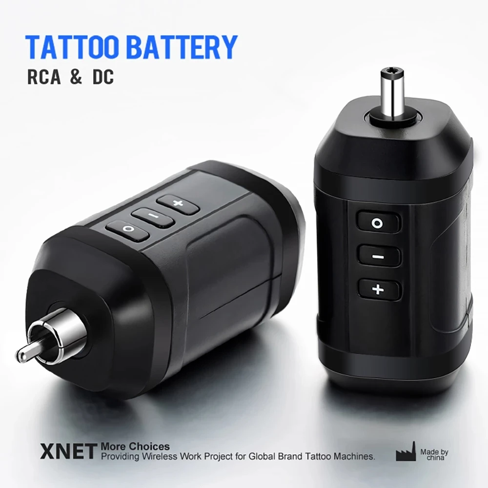 XNET-Batterie de tatouage sans fil portable G3, connecteur RCA DC AUDIO, alimentation pour tatouage, charge rapide pour machine à tatouer à distance