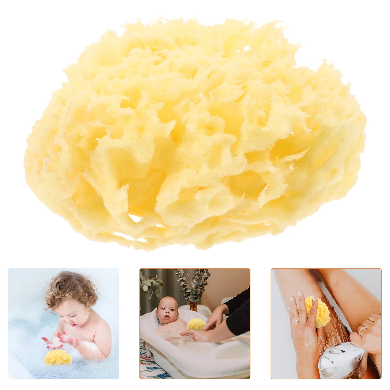 

Honeycomb Sponge Bath Ball Shower Puff Exfoliating Natural Exfoliator Reusable
