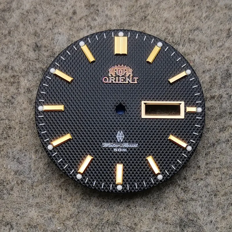 قرص ساعة 34 ملم لـ Orient 46943 46941 ملحقات تعديل ساعة الحركة أحمر أخضر أزرق