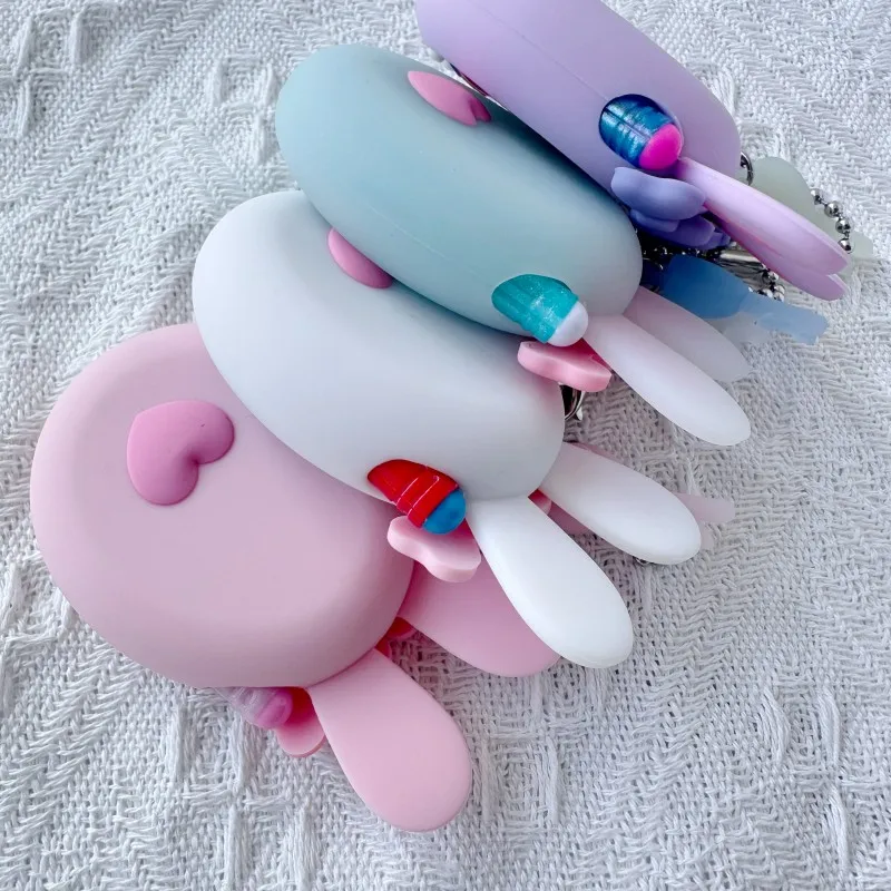 Tamagotchi Uni Angel Kawaii เคสซิลิโคนหลากสีฝาครอบป้องกันแบบนุ่มพร้อมปลั๊กฝุ่นสําหรับของเล่นสัตว์เลี้ยงอิเล็กทรอนิกส์