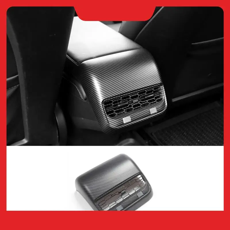 

For Tesla Model 3 Model Y 2021-2023 Car Rear Air Condition Vent Outlet Cover Trim Interior Replacement Accessories ABS B