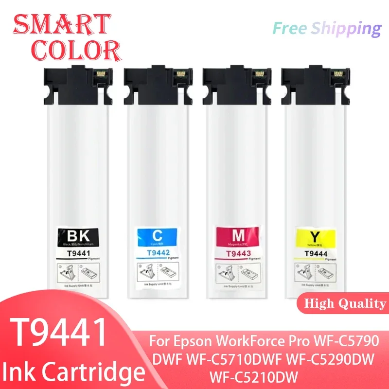 T9441 T9442 T9443 T9444 Ink Cartridge With Pigment Ink For Epson WorkForce Pro WF-C5790DWF WF-C5710DWF WF-C5290DW WF-C5210DW