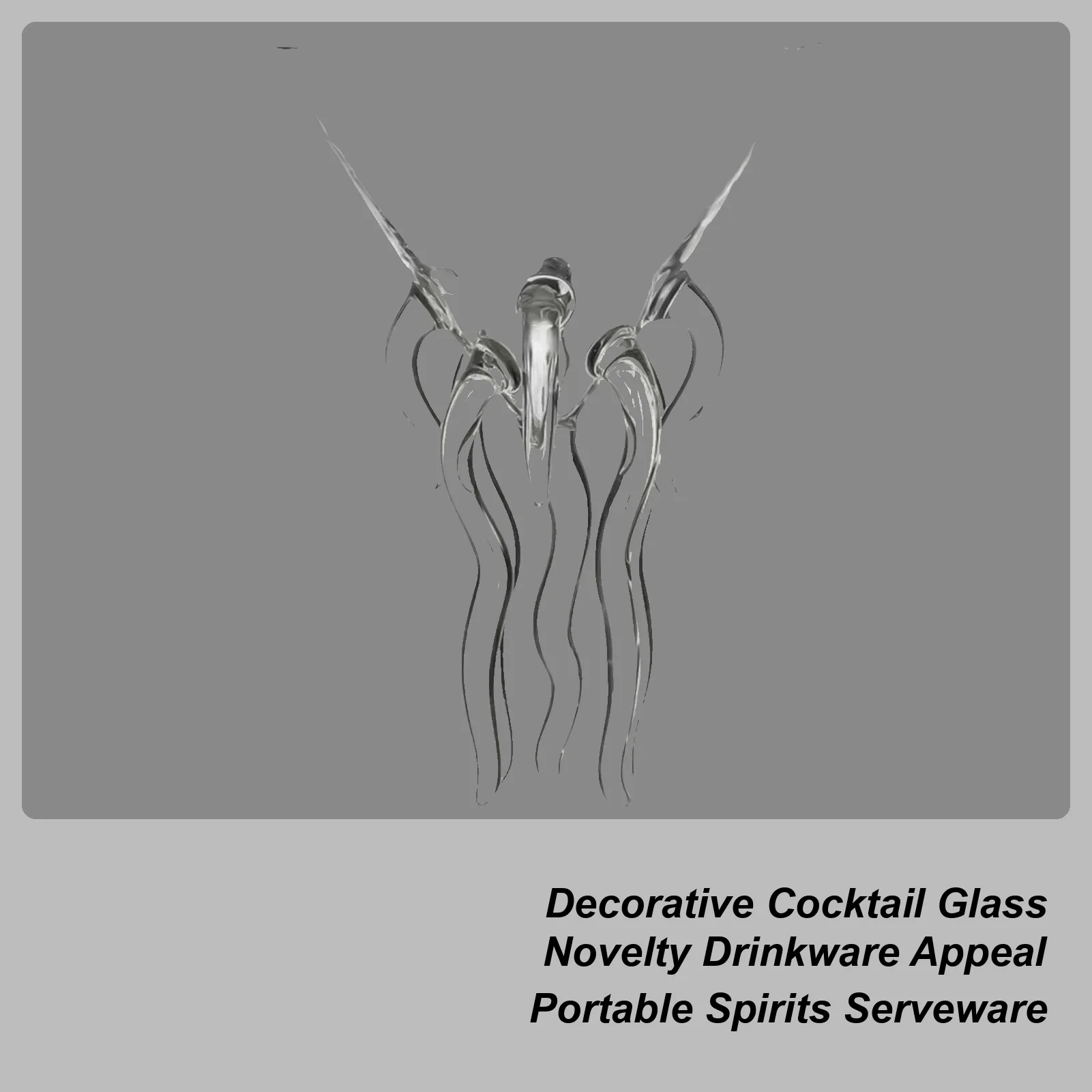 Cute Cocktail Glasses 120ml Funny Clear Glassware Wine Drinking Glasses Bar Glassware For Whiskey Bourbon Alcohol Home Decor
