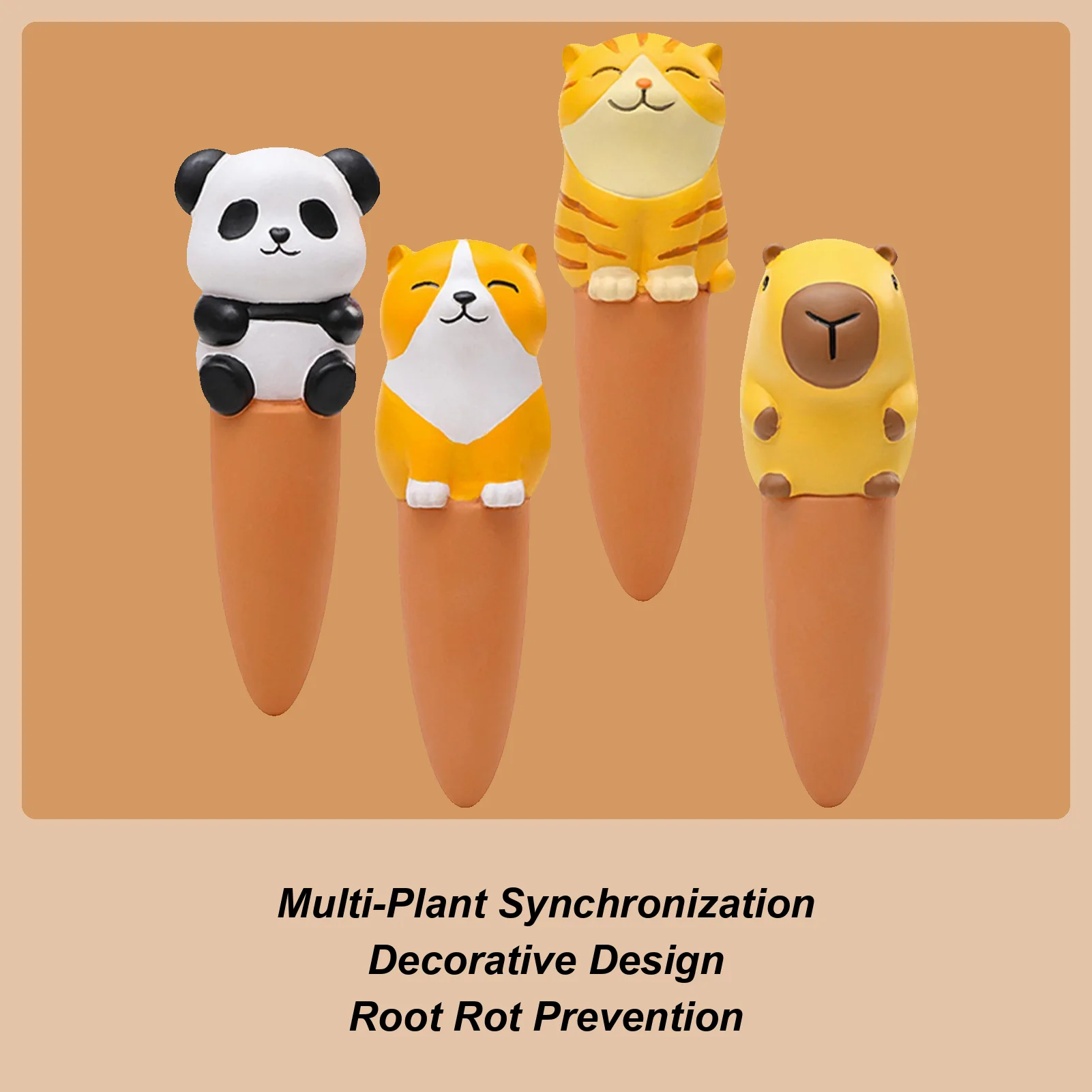 

Plant Watering Spikes Automatic Planter Irrigation Tool Set of 4 Spill Proof Watering Spikes for Vegetable Flower Lawns Indoors