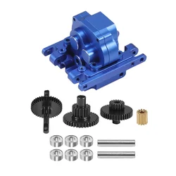 Aliuminum Skid TRX4M Transmission with 11T Pinion Gearbox Housing Set for 1/18 RC Car Crawler TRX4-M Defender Bronco Upgrade