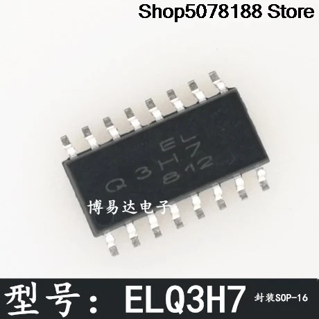 10 pieces Original ELQ3H7 SOP-16 optocoupler four-way transistor optocoupler