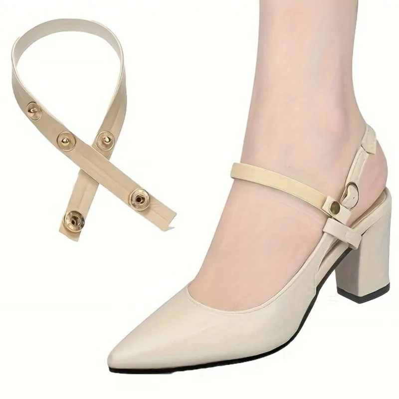 Comfortable Adjustable High Heel Shoelaces Anti Skid, Elastic Ankle Belt Tie Straps for Shoe Holding, Women Shoe Accessories