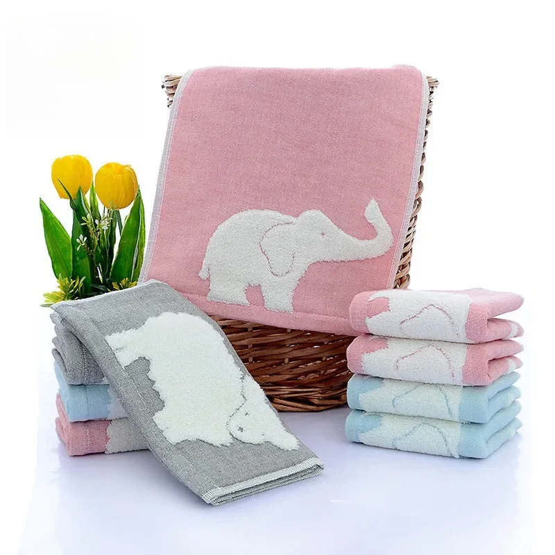 

Марлевые жаккардовые детские полотенца из чистого хлопка, детские полотенца для лица в различных стилях, 25*50 см, милые полотенца для лица с героями мультфильмов